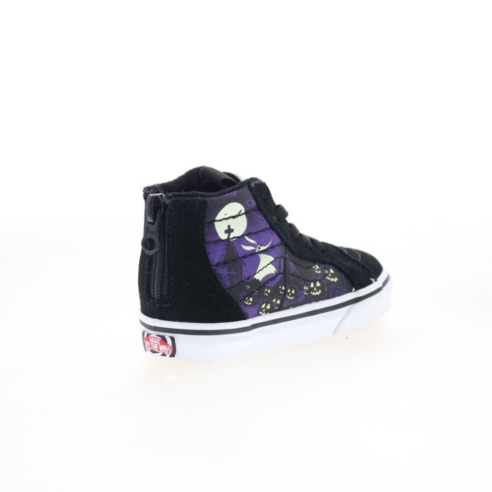 Vans Boys Sk8-HI Zip Disney Toddler Black Shoes ()_7